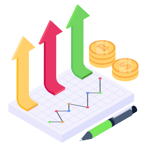 rapport d'activité Generic Isometric Icône