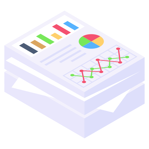 Business report Generic Isometric icon