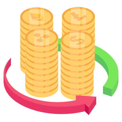 Cash flow Generic Isometric icon