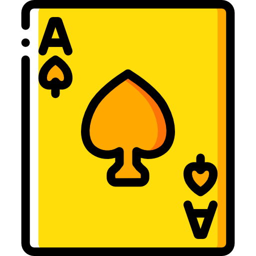 Ace of spades Basic Miscellany Yellow icon