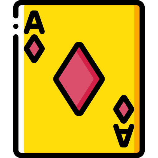 Ace of diamonds Basic Miscellany Yellow icon