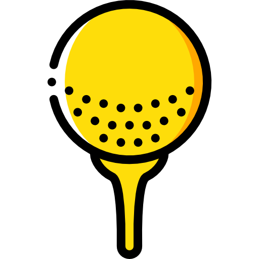 le golf Basic Miscellany Yellow Icône