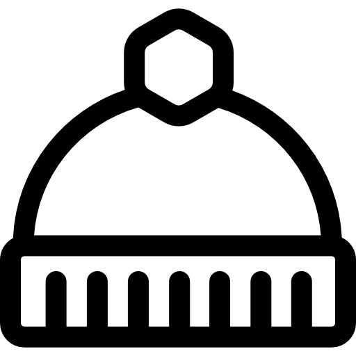 겨울 모자 Basic Rounded Lineal icon