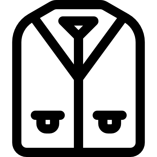 트렌치 코트 Basic Rounded Lineal icon