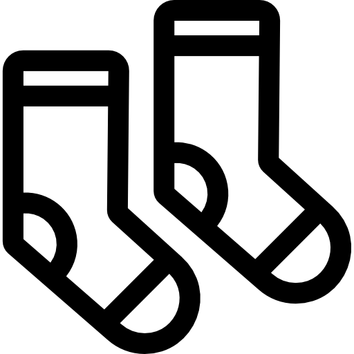 양말 Basic Rounded Lineal icon