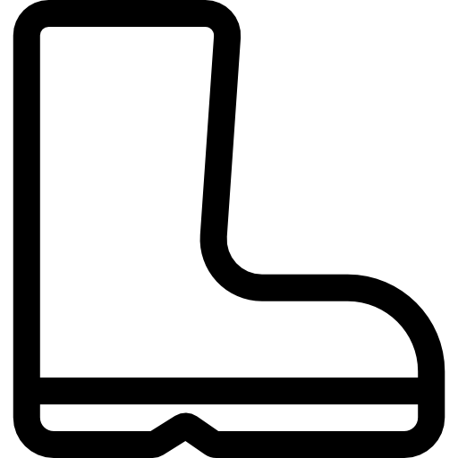 ブート Basic Rounded Lineal icon