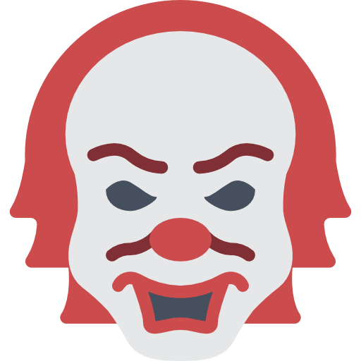 Clown Basic Miscellany Flat icon