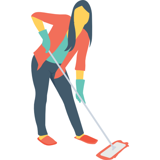 Sweeper Flat Color Flat icon