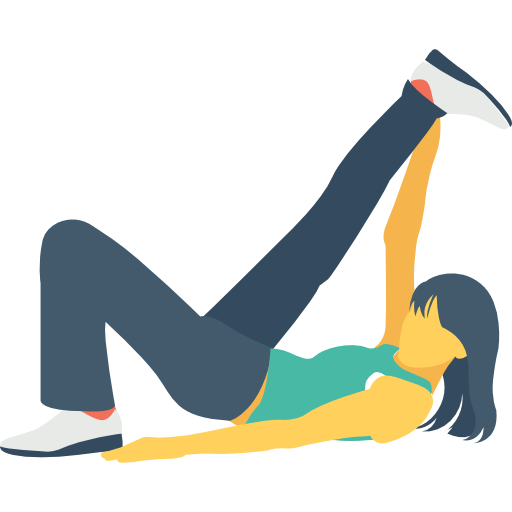 Exercise Flat Color Flat icon