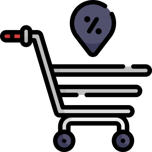 Shopping cart Special Lineal color icon