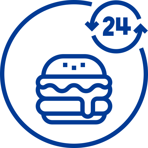 Hamburger Detailed bright Lineal icon