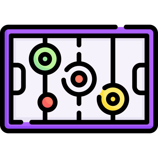 Air hockey Special Lineal color icon