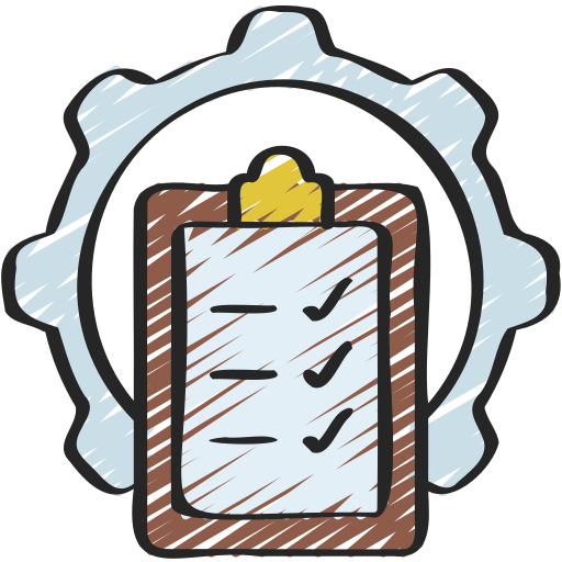 Project management Juicy Fish Sketchy icon