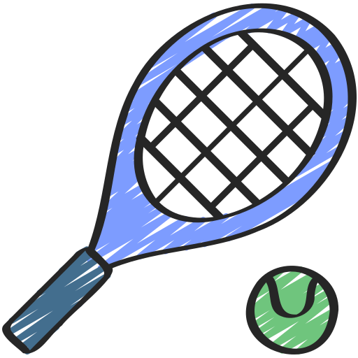 tennis Juicy Fish Sketchy icoon
