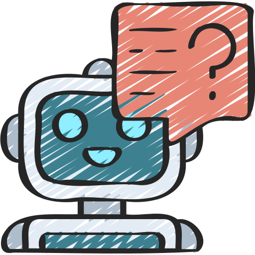 robot assistent Juicy Fish Sketchy icoon