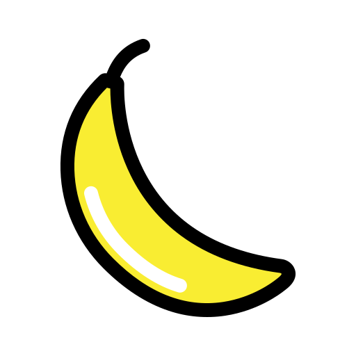 banana Generic Outline Color Ícone