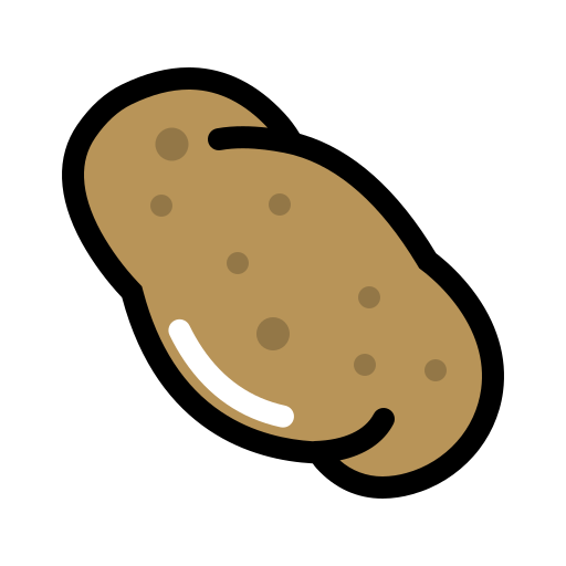aardappel Generic Outline Color icoon