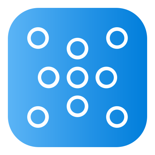 braille Generic Flat Gradient icoon