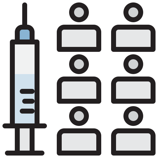 vacunación Generic Outline Color icono