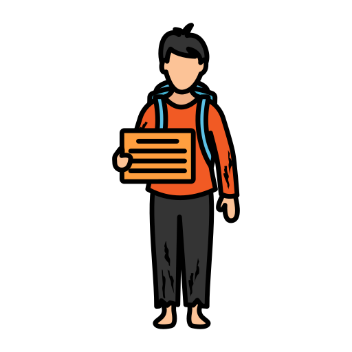 Student Generic Outline Color icon