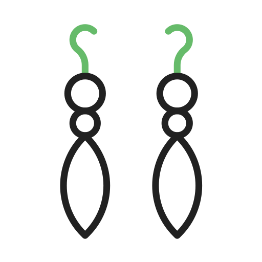 Earrings Generic Outline Color icon