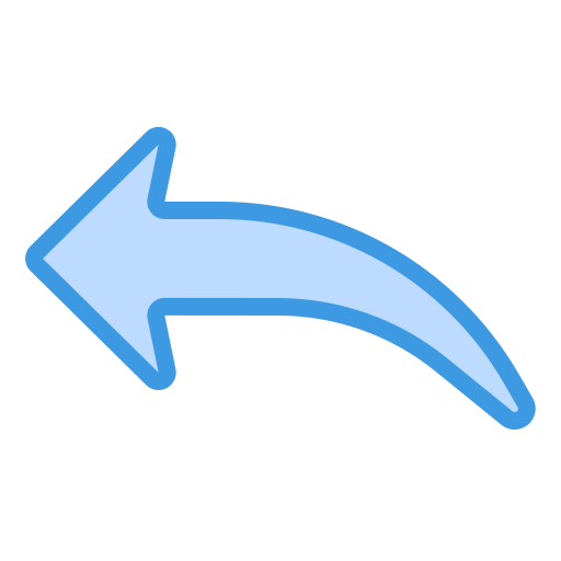 左矢印 Generic Blue icon