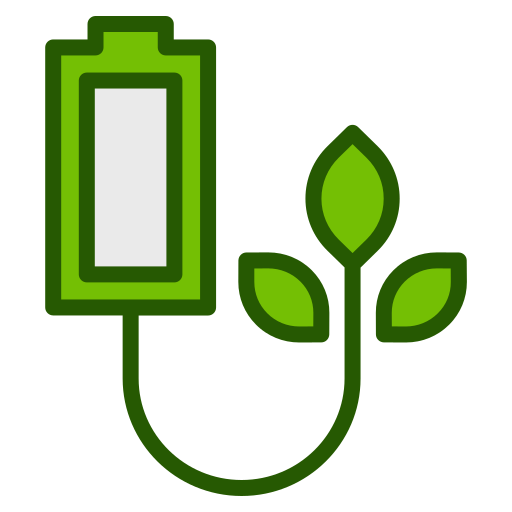 Eco battery Generic Outline Color icon