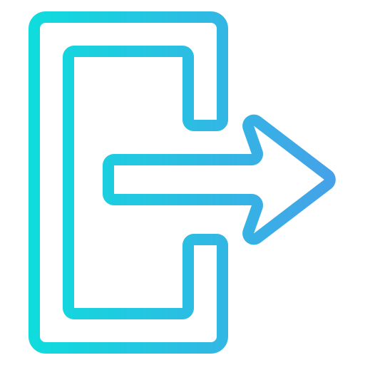 disconnettersi Generic Gradient icona