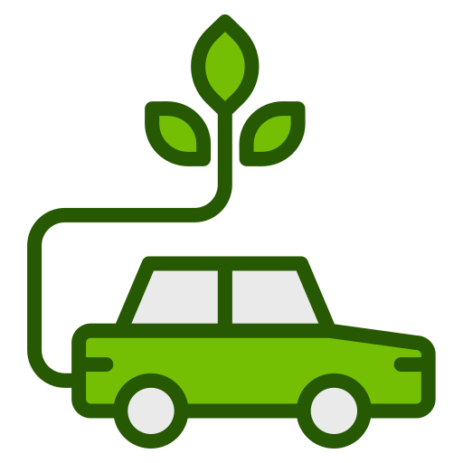 zielony samochód Generic Outline Color ikona