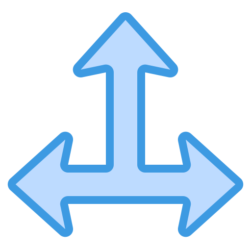 Triple arrows Generic Blue icon