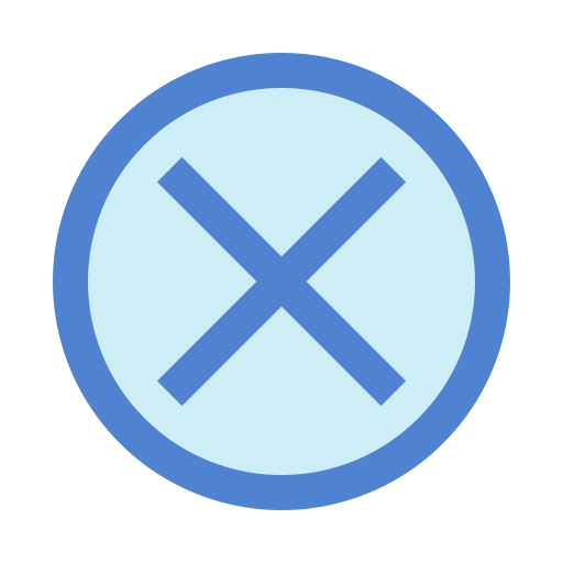 Крест Generic Blue иконка