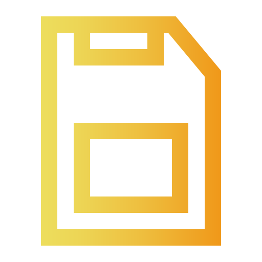 diskette Generic Gradient icon