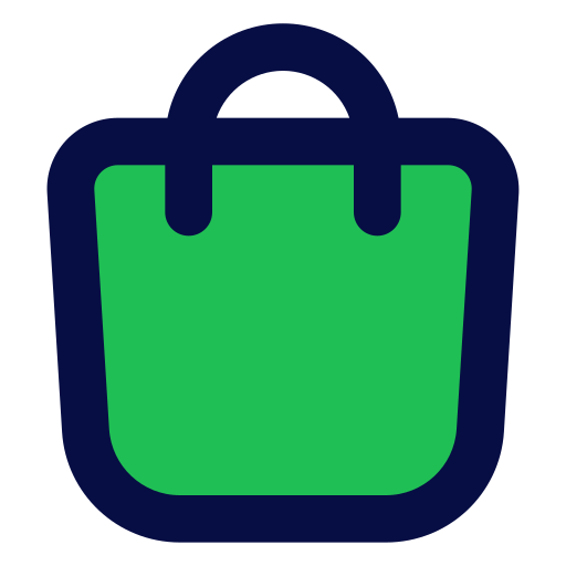 Shop bag Generic Outline Color icon