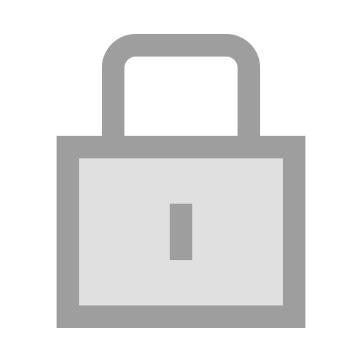 Lock Generic Grey icon