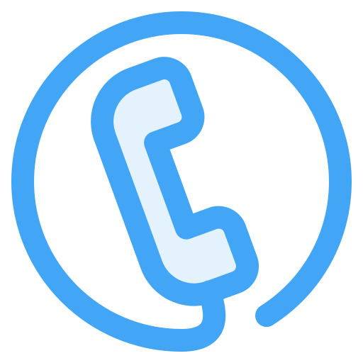 Telephone Generic Blue icon