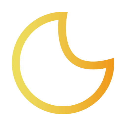 księżyc Generic Gradient ikona