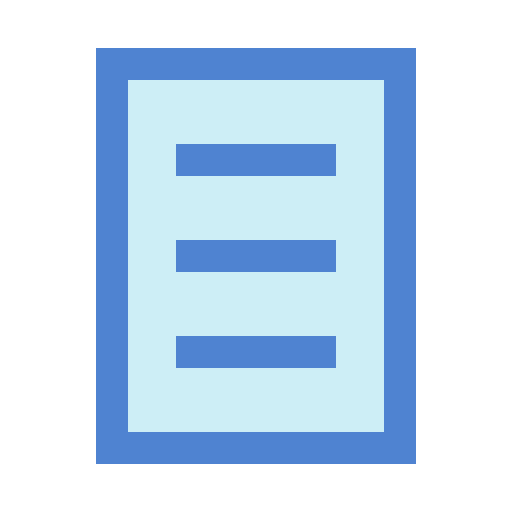 papier Generic Blue icon