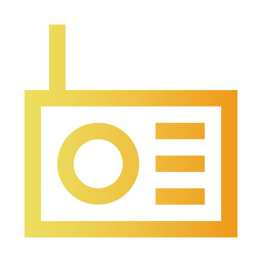 radio Generic Gradient icona