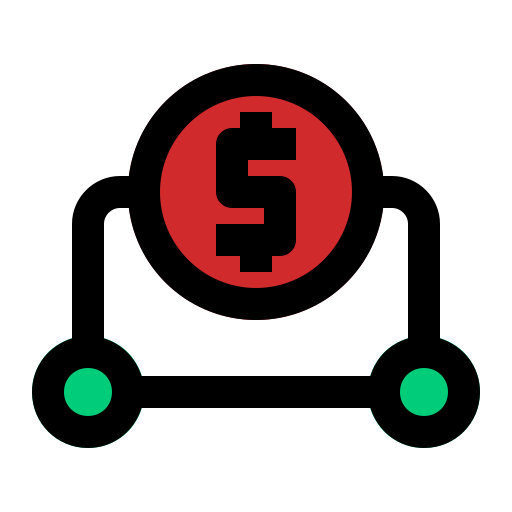 dollar Generic Outline Color icon