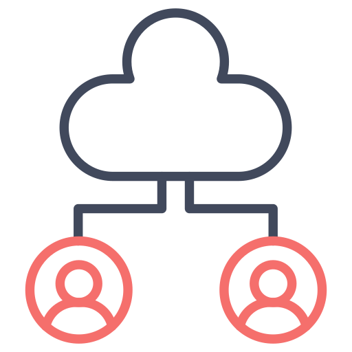 cloud computing Generic Outline Color icon