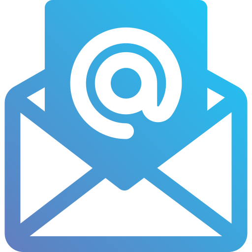 email Generic Outline Gradient icon