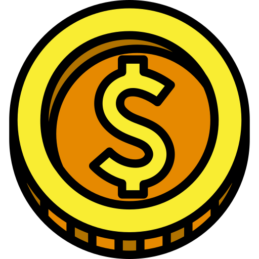 dólar Generic Outline Color icono