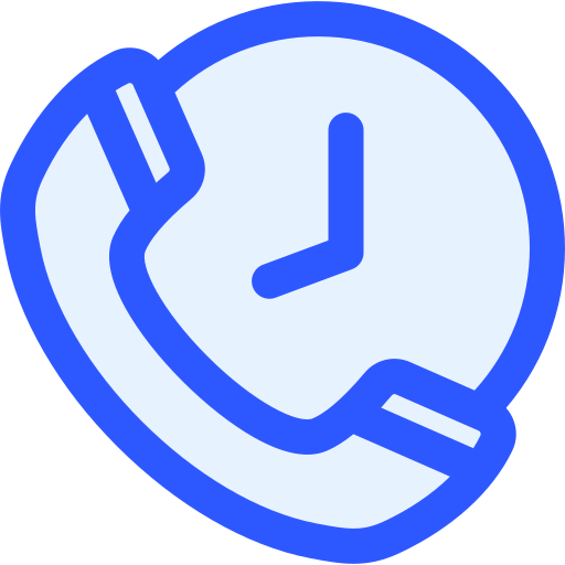 Time call Generic Blue icon
