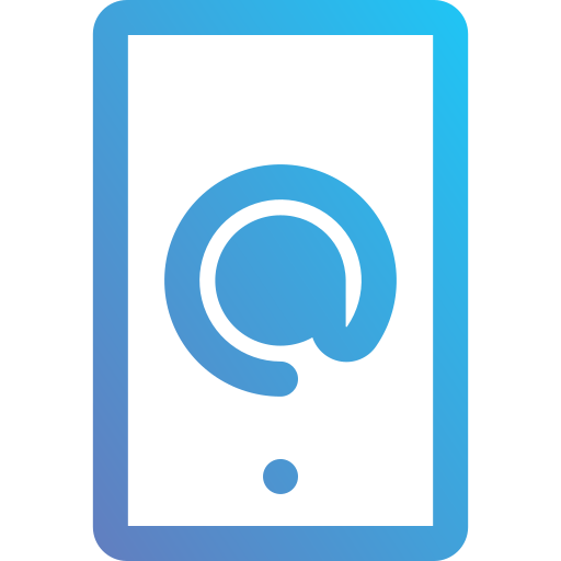 Smartphone Generic Outline Gradient icon