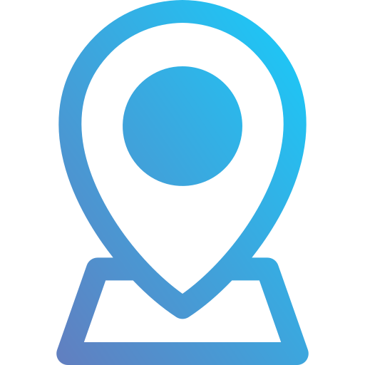 Location Generic Outline Gradient icon