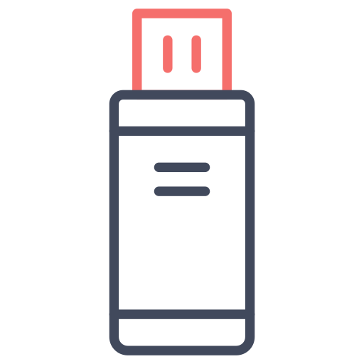 Usb drive Generic Outline Color icon