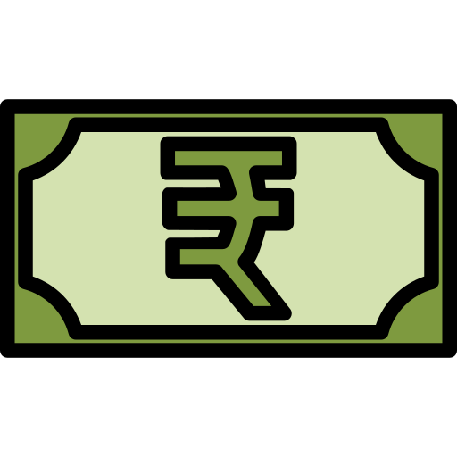 Rupee Generic Outline Color icon