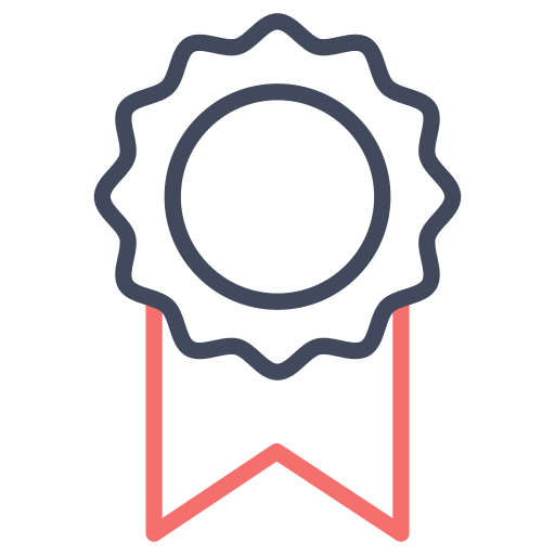 Badge Generic Outline Color icon
