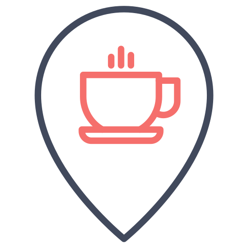 cafetería Generic Outline Color icono