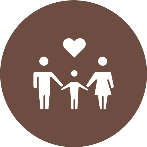 famiglia affidataria Generic Circular icona